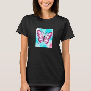 Valentine's Day Love Heart Butterfly Girlfriend Fi T-Shirt