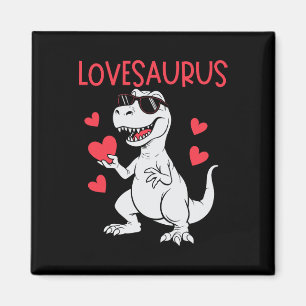 Valentines Day Love Heart Dinosaur Lovesaurus T-re Magnet