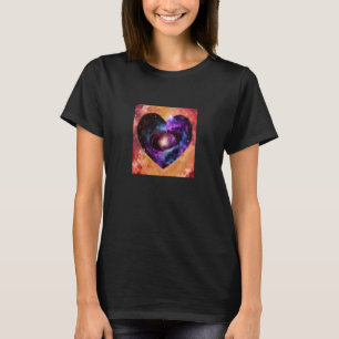 Valentine's Day Love Heart Galaxy Girlfriend Fianc T-Shirt