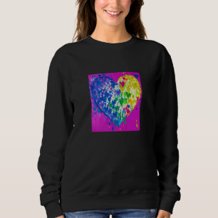 Valentine's Day Love Heart Girlfriend Fiancée Wife Sweatshirt