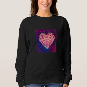 Valentine's Day Love Heart Girlfriend Fiancée Wife Sweatshirt