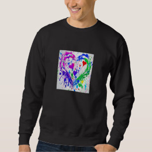 Valentine's Day Love Heart Girlfriend Fiancée Wife Sweatshirt