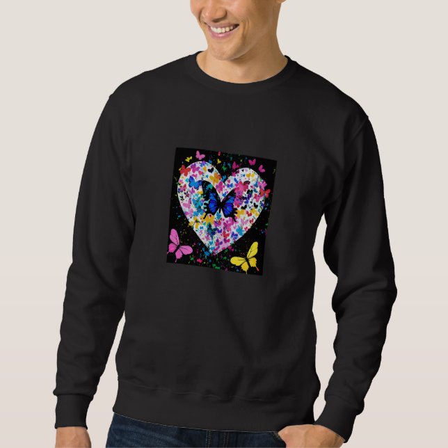 Valentine's Day Love Heart Girlfriend Fiancée Wife Sweatshirt (Front)