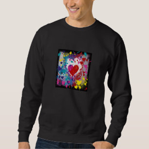 Valentine's Day Love Heart Girlfriend Fiancée Wife Sweatshirt