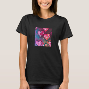 Valentine's Day Love Heart Girlfriend Fiancée Wife T-Shirt
