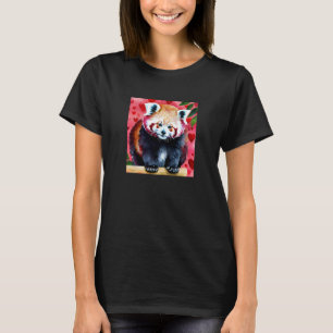 Valentine's Day Love Heart Red Panda Girlfriend Fi T-Shirt