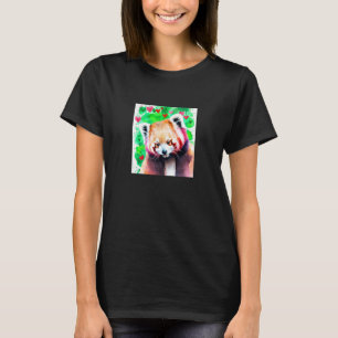 Valentine's Day Love Heart Red Panda Girlfriend Fi T-Shirt