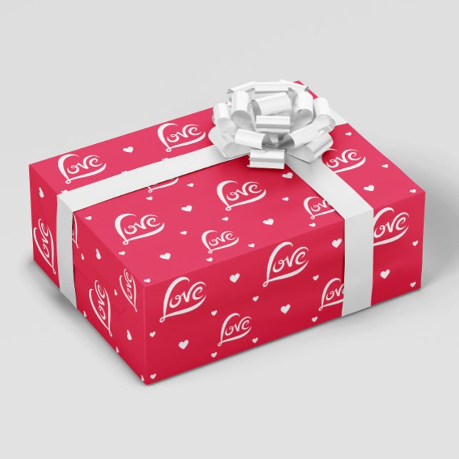 Valentines Day Love Heart Wrapping Paper (Creator Uploaded)