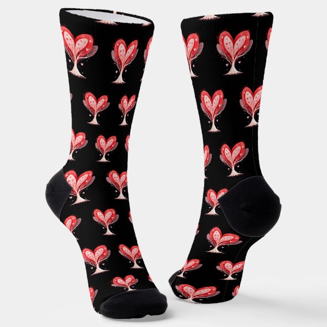 Valentine's Day Love & Hearts Collection ❤️ Socks (Angled)