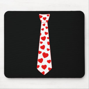 Valentines Day Love Hearts Tie Cute Boys Girls Kid Mouse Pad