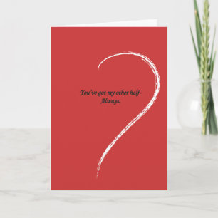Valentine's Day Love Holiday Card