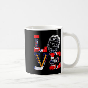 Valentines day love ice hockey items men boys kids coffee mug