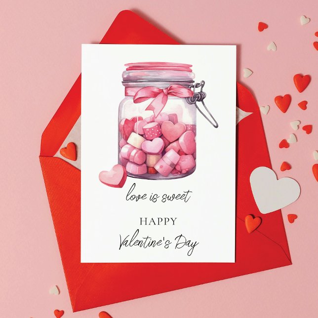 Valentine's Day Love is Sweet Holiday Card (Creator Uploaded)