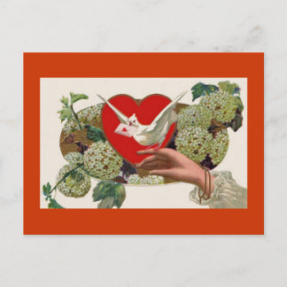 Valentine's Day Love Letter Heart Postcard