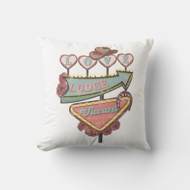 Valentine's Day Love Lodge Cushion (Front)