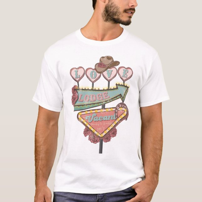 Valentine's Day Love Lodge T-Shirt (Front)