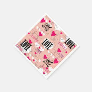 Valentine's Day Love Napkin