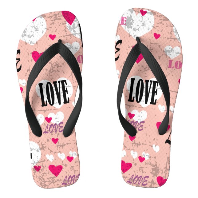 Valentine's Day Love Thongs (Footbed)