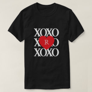 Valentine's day love xoxo initial T-Shirt