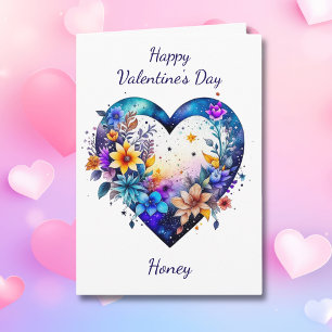 Valentine's Day Love You to the Moon Card
