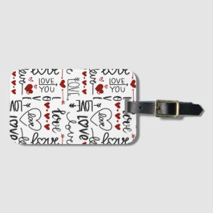 Valentines Day Luggage Tag