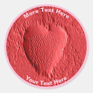 Valentine's Day - Mars Classic Round Sticker