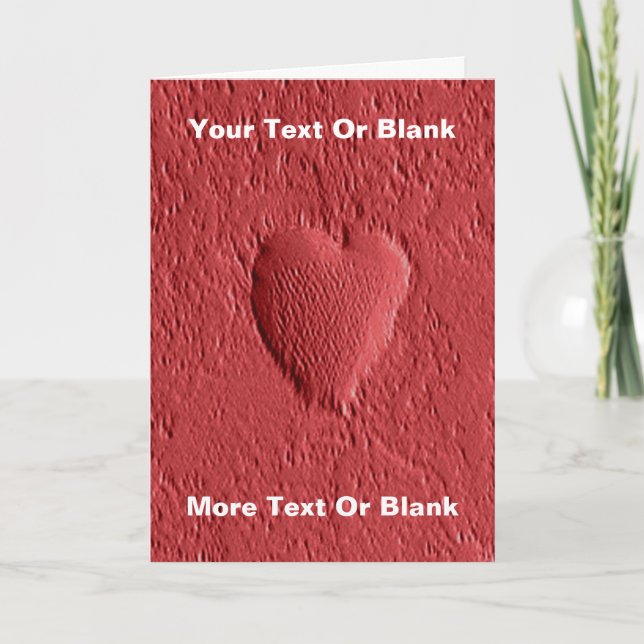 Valentine's Day - Mars Holiday Card (Front)