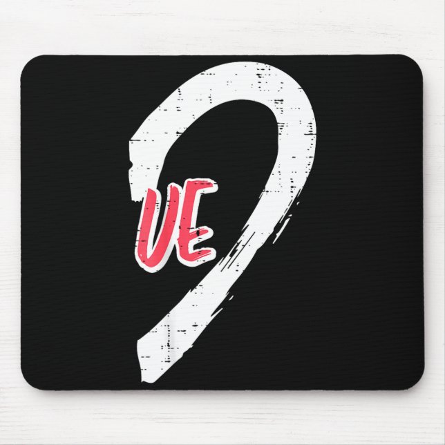 Valentines Day Matching Love Ve Heart Cute Couple  Mouse Pad (Front)