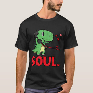 Valentines Day Matching Soulmates Soul Dino Trex C T-Shirt