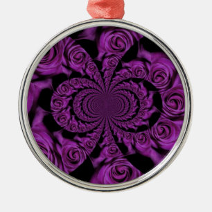 Valentines day metal ornament