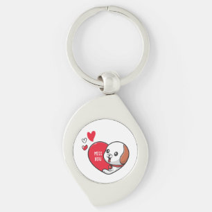 Valentine's Day, Miss you Key Ring