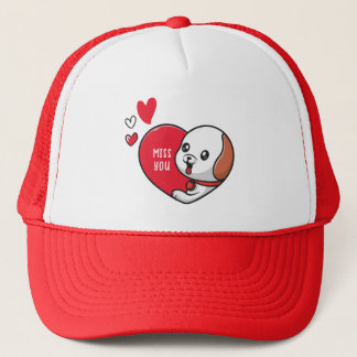 Valentine's Day, Miss you Trucker Hat