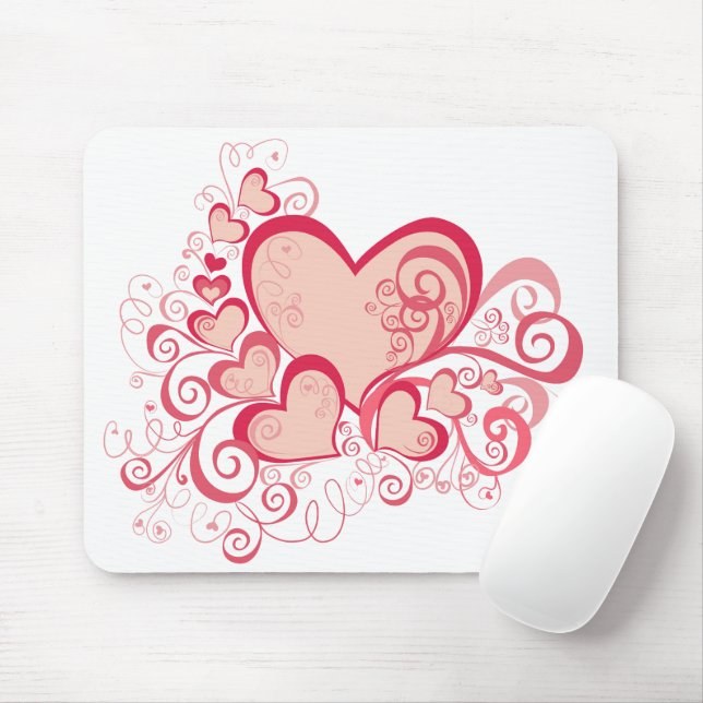 Valentine's Day Mouse Pad (With Mouse)