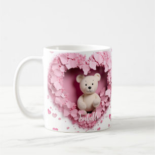 Valentine's Day Mug 3D- Teddy Bear
