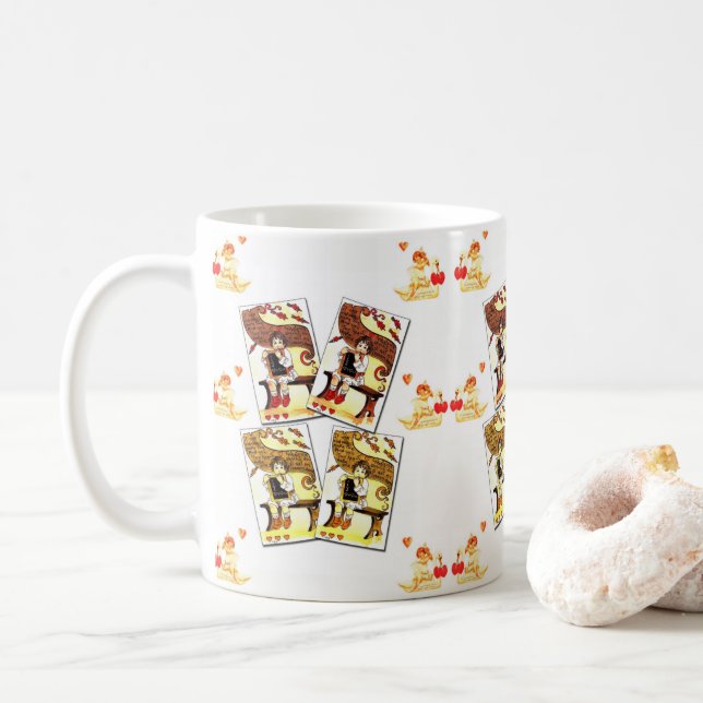 Valentine's Day Mug Mugs (With Donut)