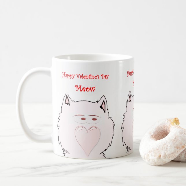 Valentine's Day Mug Mugs (With Donut)