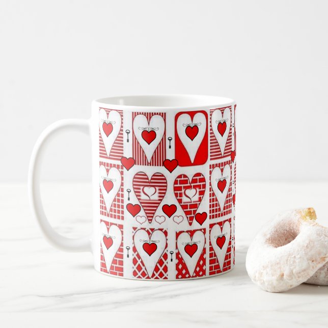 Valentine's Day Mugs (With Donut)