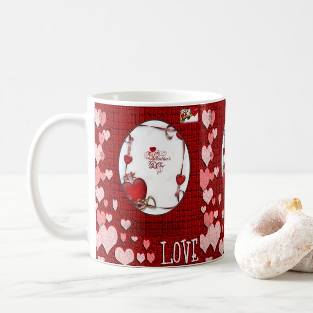 Valentine's Day Mugs (With Donut)