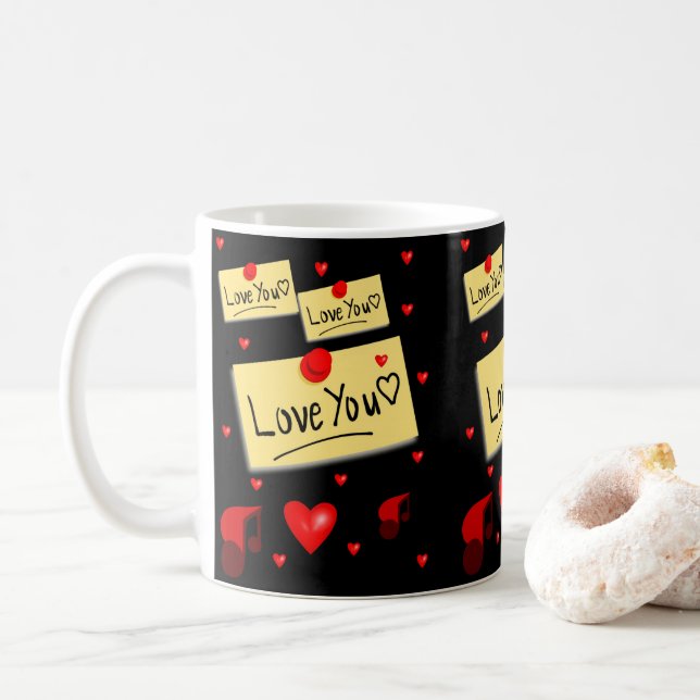 Valentine's Day Mugs (With Donut)