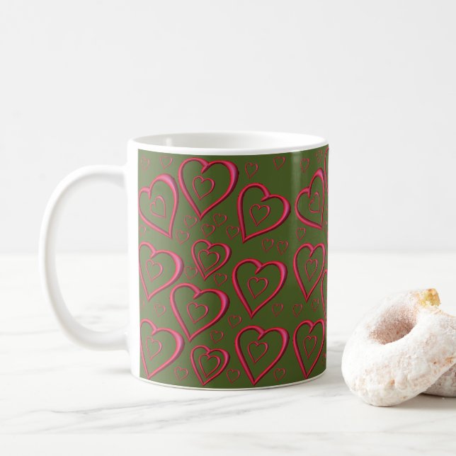 Valentine's Day Mugs (With Donut)