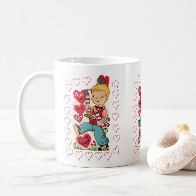 Valentine's Day Mugs (With Donut)