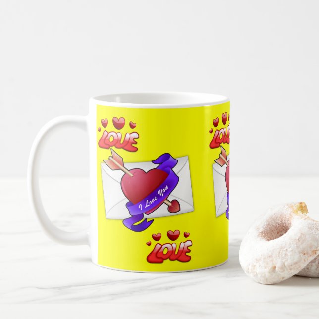 Valentine's Day Mugs (With Donut)