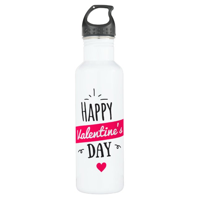 Valentine's Day Mugs 710 Ml Water Bottle (Front)