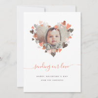 Valentine's Day Neutral Heart Wreath Photo