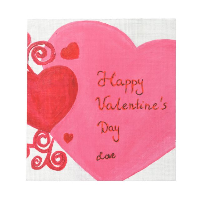Valentine's Day Notepad (Front)