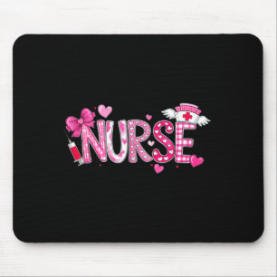 Valentines Day Nurse Graphic Nk Patterns For Woman Mouse Pad
