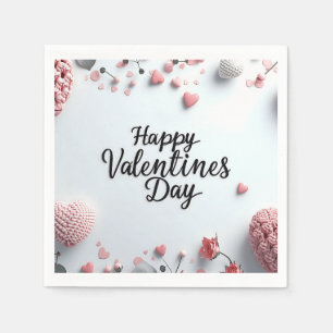 Valentines Day Paper Napkin