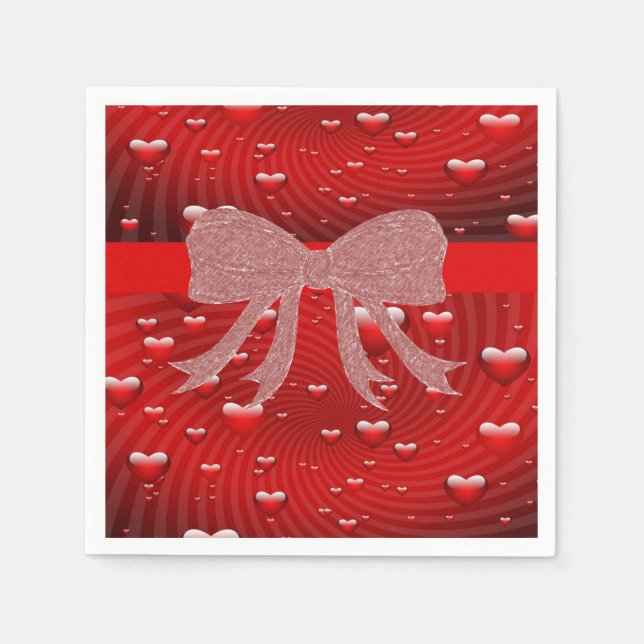 Valentine's Day Paper Napkins (Front)