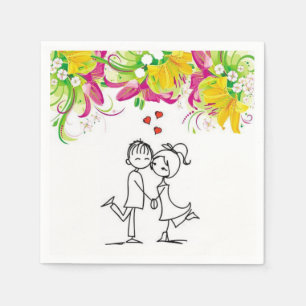 Valentine's Day Paper Napkins