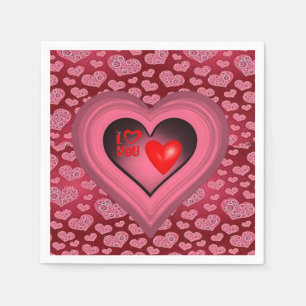 Valentine's Day Paper Napkins
